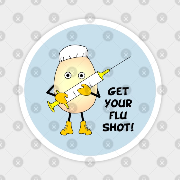Nurse Flu Shot Magnet by Barthol Graphics